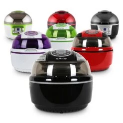 VitAir Heißluftfritteuse Schwarz 1400W Grillen Backen 9 Liter -Klarstein 10021766 yy 0011 variant