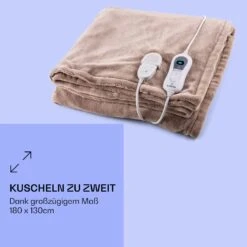 Dr. Watson XL Heizdecke 120 W 3 Stufen 180 X 130 Cm Bedienteil 11 Dr. Watson XL Heizdecke 120 W 3 Stufen 180 X 130 Cm Bedienteil -Klarstein 10024006 de 0005 logo