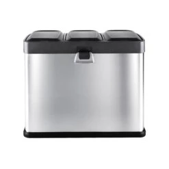 Ökosystem Edelstahl-Tretabfalleimer 45 Liter Recycling -Klarstein 10024130 yy 0003 logo Klarstein oekosystem Muelleimer 3er