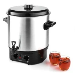 Biggie Einkochautomat Edelstahl 27 Liter 2000W Timer -Klarstein 10027587 yy 0008 titel Klarstein Biggie Einkochautomat