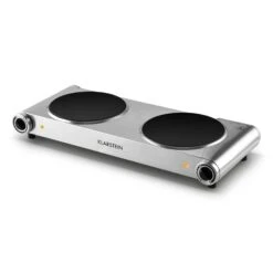 Captain Cook² Doppel-Kochplatte Infrarot 2400W Edelstahl -Klarstein 10027875 yy 0006 titel Klarstein Captain Cook Doppel Kochplatte