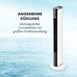 Skyscraper 3G Turmventilator 48W 1.633 M³/h Fernbedienung -Klarstein 10027939 de 0003 logo