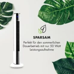 Skyscraper 3G Turmventilator 48W 1.633 M³/h Fernbedienung -Klarstein 10027939 de 0008 logo