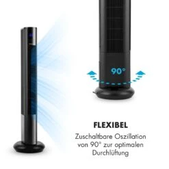 Skyscraper 3G Turmventilator 48W 1.633 M³/h Fernbedienung -Klarstein 10027942 de 0006 logo