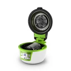 VitAir Turbo Heißluftfritteuse Grün-weiß 1400W Grillen Backen 9l 19 VitAir Turbo Heißluftfritteuse Grün-weiß 1400W Grillen Backen 9l -Klarstein 10028288 yy 0007 titel 06 Klarstein VitAir Heissluftfritteuse gruen weiss