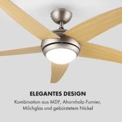 Bolero 2-in-1-Deckenventilator Leuchte 55W 10212m³/h Fernbedienung 15 Bolero 2-in-1-Deckenventilator Leuchte 55W 10212m³/h Fernbedienung -Klarstein 10028291 de 0006 logo