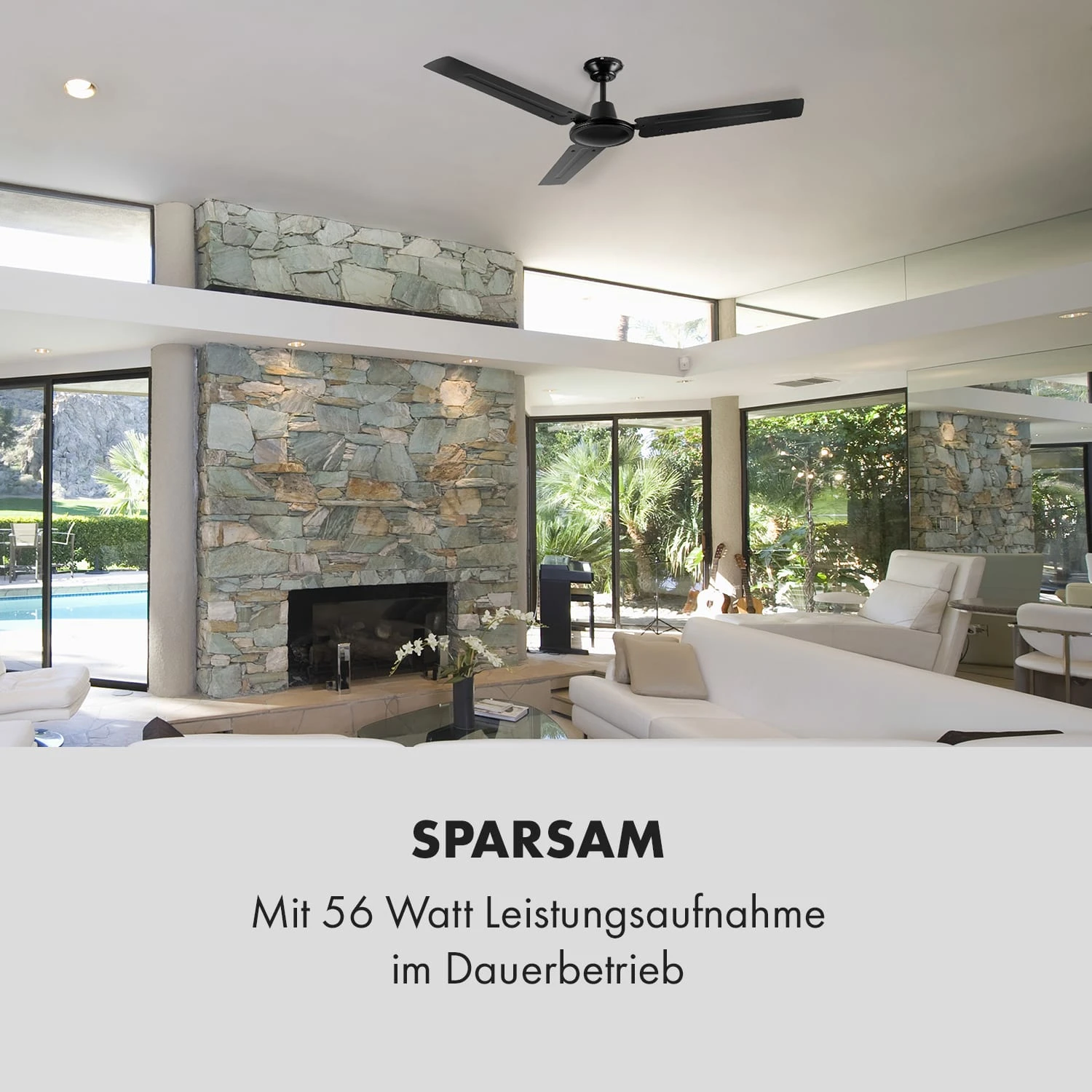 Spin Doctor Deckenventilator Ø122cm 9963m³/h 56W Wandsteuerung 4 Spin Doctor Deckenventilator Ø122cm 9963m³/h 56W Wandsteuerung – Bild 2