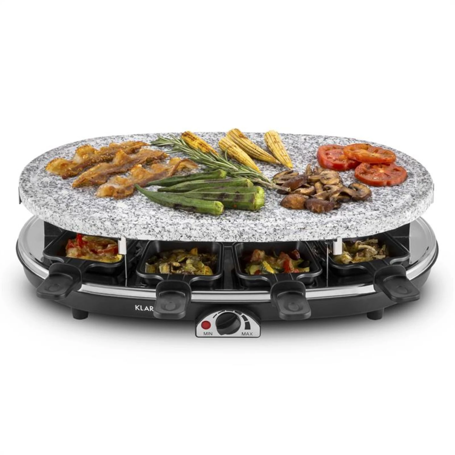 Steaklette Raclettegrill 1500 W Granit-Natursteinplatte 8 Personen 5 Steaklette Raclettegrill 1500 W Granit-Natursteinplatte 8 Personen – Bild 3
