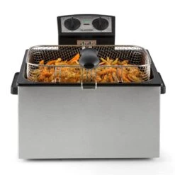 QuickPro XXL 3000 Fritteuse 5l 1,5kg 3000W Timer Edelstahl 11 QuickPro XXL 3000 Fritteuse 5l 1,5kg 3000W Timer Edelstahl -Klarstein 10029073 yy 0004 ambient Klarstein QuickPro XXL 3000 Fritteuse