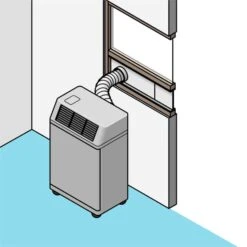 Fensterabdichtung Pure Blizzard Klimageräte Variable Länge 67 - 131 Cm -Klarstein 10029318 yy 0007 ambient Klarstein Fensterabdichtung Schiebefenster