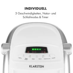 Maxfresh Ventilator Luftkühler 4-in-1 6L-Wassertank 55W Timer-Funktion -Klarstein 10029393 de 0007 logo