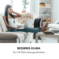 Maxfresh Ventilator Luftkühler 4-in-1-Funktion 6L-Tank 55W Timer -Klarstein 10029394 de 0004 logo