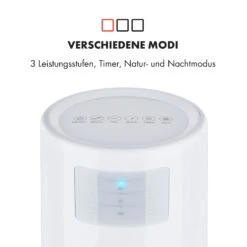 Highrise 3-in-1 Luftkühler Ventilator 35 Watt 3 Geschwindigkeiten 14 Highrise 3-in-1 Luftkühler Ventilator 35 Watt 3 Geschwindigkeiten -Klarstein 10029404 de 0005 logo