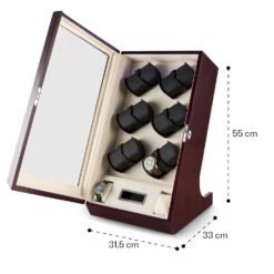 Klingenthal Uhrenbeweger Rechts-Links-Lauf Bis 2200U/d 12 Uhren RGB-LED Touch Abschließbar -Klarstein 10029479 yy 0009 logo