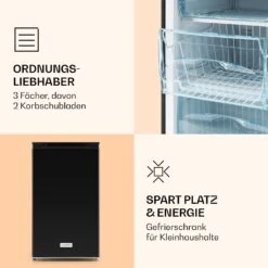 Garfield XL Gefrierschrank 4-Sterne 69L 80W Betriebsgeräusch: 41 DB 11 Garfield XL Gefrierschrank 4-Sterne 69L 80W Betriebsgeräusch: 41 DB -Klarstein 10029788 de 0003 logo