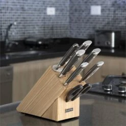 Katana 8 Messerset 8-teilig Schere Wetzstahl Messerblock -Klarstein 10030150 yy 0005 ambient Messerblock Set
