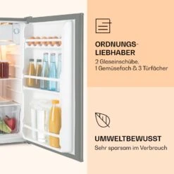 Alleinversorger Kühlschrank 91 Liter 2 Ebenen Thermostat Eisfach -Klarstein 10030524 de 0004 logo