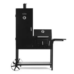 Fleischbrocken Holzkohlegrill Smoker Räucherofen BBQ-Grill Schwarz -Klarstein 10030554 yy 0004 detail Professional charcoal grill and smoker