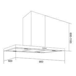 Bonita Dunstabzugshaube 90cm 500 M³/h Inselhaube Design Edelstahl 18 Bonita Dunstabzugshaube 90cm 500 M³/h Inselhaube Design Edelstahl -Klarstein 10030823 yy 0008 logo Klarstein Bonita Dunstabzugshaube Inselhaube reedit v2