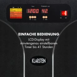 Fruit Jerky 14 Dörrautomat 1000W 30 Bis 70 °C 14 Etagen LC-Display -Klarstein 10031317 de 0003 logo