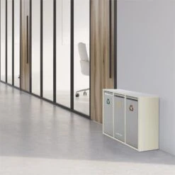 Ordnungshüter 3 Mülleimer Mülltrenner 45L (3 X 15 L) Cremebeige 10 Ordnungshüter 3 Mülleimer Mülltrenner 45L (3 X 15 L) Cremebeige -Klarstein 10031320 yy 0005 ambient Klarstein Ordnungshueter 3 Muelleimer cremebeige