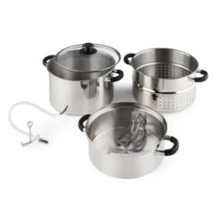 Applebee Dampf-Entsafter Elektrisch 1500W Ø25cm 8 Liter Edelstahl -Klarstein 10031478 yy 0003 detail Klarstein Applebee Dampf Entsafter 1500W Edelstahl