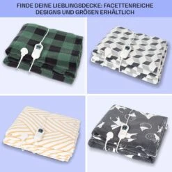 Dr. Watson XXL Heizdecke 3 Stufen Waschbar 200x180cm Mikroplüsch -Klarstein 10031579 de 0007 usp