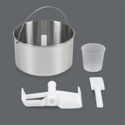 Vanilly Sky Family Eiscremebereiter Frozen Yoghurt 250W 2,5l Silber 17 Vanilly Sky Family Eiscremebereiter Frozen Yoghurt 250W 2,5l Silber -Klarstein 10031846 yy 0007 detail Klarstein Vanilly Sky Family Eiscremebereiter silber