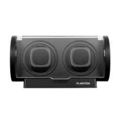 Lugano Uhrenbeweger Kunststoff 2 Uhren 4 Modi Schwarz -Klarstein 10032007 yy 0003 front Klarstein Lugano Uhrenbeweger schwarz