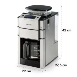 Aromatica X Kaffeemaschine Mahlwerk Glaskanne Aroma+ Edelstahl -Klarstein 10032102 yy 0010 logo