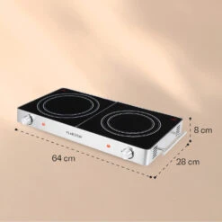 VariCook Duo Kochplatte 3000W Edelstahlgehäuse Tragegriffe 13 VariCook Duo Kochplatte 3000W Edelstahlgehäuse Tragegriffe -Klarstein 10032124 yy 0006 logo