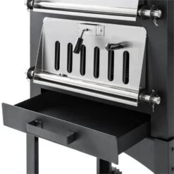 Pizzaiolo Perfetto Pizzaofen 30,5x30,5cm Echtstein 1,2mm Stahl Mobil -Klarstein 10032130 yy 0005 detail pizzaiolo perfet pizzaofen