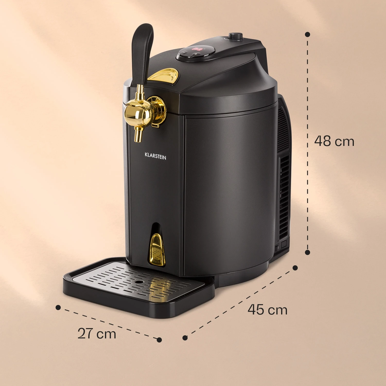 Skal Bierzapfanlage Bierkühler 5l Fässer CO2 Edelstahl Schwarz 9 Skal Bierzapfanlage Bierkühler 5l Fässer CO2 Edelstahl Schwarz – Bild 7