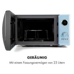Fine Dinesty 2-in-1-Mikrowelle: 23l 800W / Grill: 1000W Blau 15 Fine Dinesty 2-in-1-Mikrowelle: 23l 800W / Grill: 1000W Blau -Klarstein 10032201 de 0006 logo
