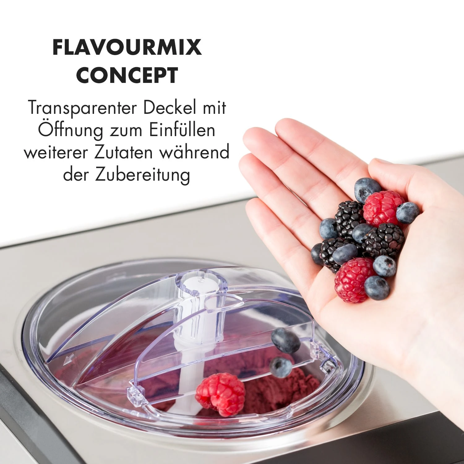 Dolce Bacio Eiscremebereiter Kompressor 2l LCD-Display Touch Edelstahl 5 Dolce Bacio Eiscremebereiter Kompressor 2l LCD-Display Touch Edelstahl – Bild 3