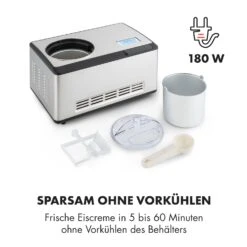 Dolce Bacio Eiscremebereiter Kompressor 2l LCD-Display Touch Edelstahl 16 Dolce Bacio Eiscremebereiter Kompressor 2l LCD-Display Touch Edelstahl -Klarstein 10032322 de 0005 logo