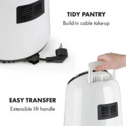 AirVital Heißluftfritteuse 1300W 2,5l CeraPlus-Antihaft Touch Weiß -Klarstein 10032331 yy 0009 logo Klarstein AirVital Heissluftfritteuse 1300W weiss