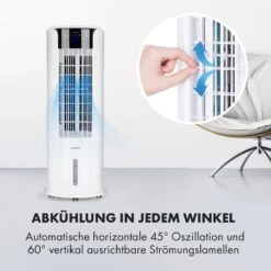 Skyscraper Horizon Luftkühler Ventilator 60W 486m³/h 3,5L Tank -Klarstein 10032336 de 0004 logo