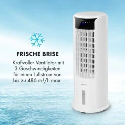 Skyscraper Horizon Luftkühler Ventilator 60W 486m³/h 3,5L Tank -Klarstein 10032336 de 0005 logo