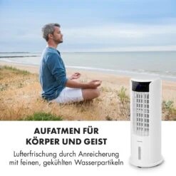 Skyscraper Horizon Luftkühler Ventilator 60W 486m³/h 3,5L Tank -Klarstein 10032336 de 0007 logo