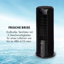Skyscraper Horizon Luftkühler Ventilator 60W 486m³/h 3,5L Tank -Klarstein 10032337 de 0005 logo