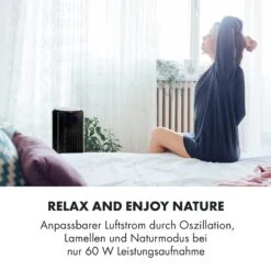 Skyscraper Horizon Luftkühler Ventilator 60W 486m³/h 3,5L Tank -Klarstein 10032337 de 0006 logo