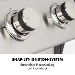 Lucifer 2.0-T Gasgrill 2 X 3,5 KW Brenner 45x44cm Grill Edelstahl -Klarstein 10032455 de 0004 logo