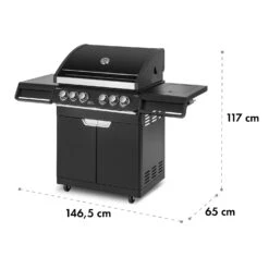 Highgrade 4 IB Gasgrill 6 Brenner 19,8 KW 71x46cm Grill Edelstahl -Klarstein 10032580 yy 0011 logo