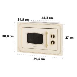 Victoria 20 Einbau-Mikrowelle, 20 L, 800 W, Grill: 1000 W, Elfenbein 21 Victoria 20 Einbau-Mikrowelle, 20 L, 800 W, Grill: 1000 W, Elfenbein -Klarstein 10032592 yy 0010 logo