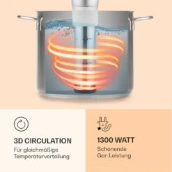 Quickstick Sous Vide Garer Thermostat: 50-95 °C Für 20 L Edelstahl 13 Quickstick Sous Vide Garer Thermostat: 50-95 °C Für 20 L Edelstahl -Klarstein 10032670 de 0005 logo