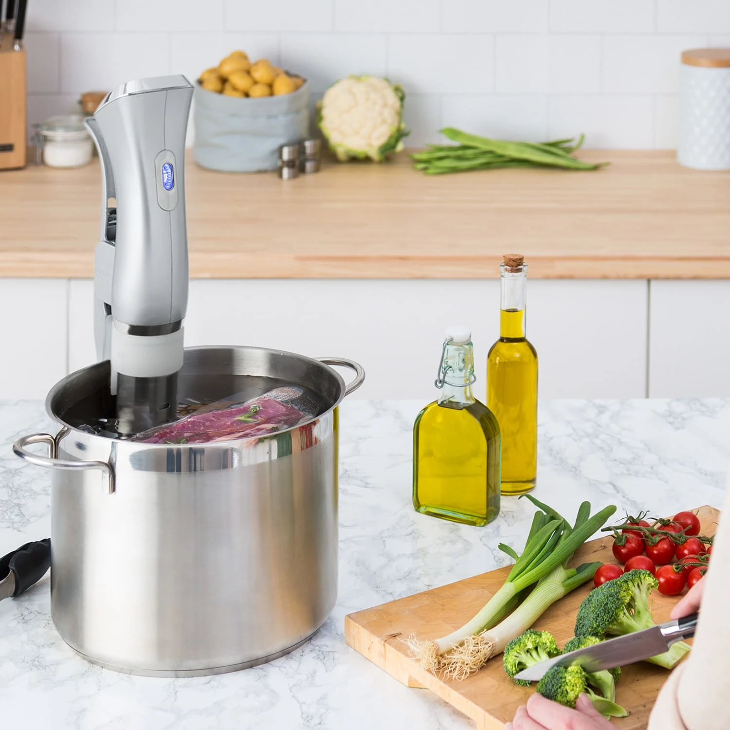 Quickstick Sous Vide Garer Thermostat: 50-95 °C Für 20 L Edelstahl 4 Quickstick Sous Vide Garer Thermostat: 50-95 °C Für 20 L Edelstahl – Bild 2