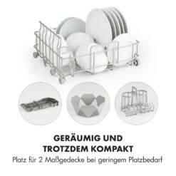 Amazonia Mini Geschirrspülmaschine 6 Programme LED-Display -Klarstein 10032678 de 0003 logo