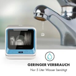 Amazonia Mini Geschirrspülmaschine 6 Programme LED-Display -Klarstein 10032678 de 0006 logo