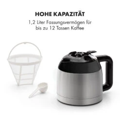 Kaffeemaschine Arabica 800W EasyTouch Control Silber/schwarz 14 Kaffeemaschine Arabica 800W EasyTouch Control Silber/schwarz -Klarstein 10032772 de 0006 logo